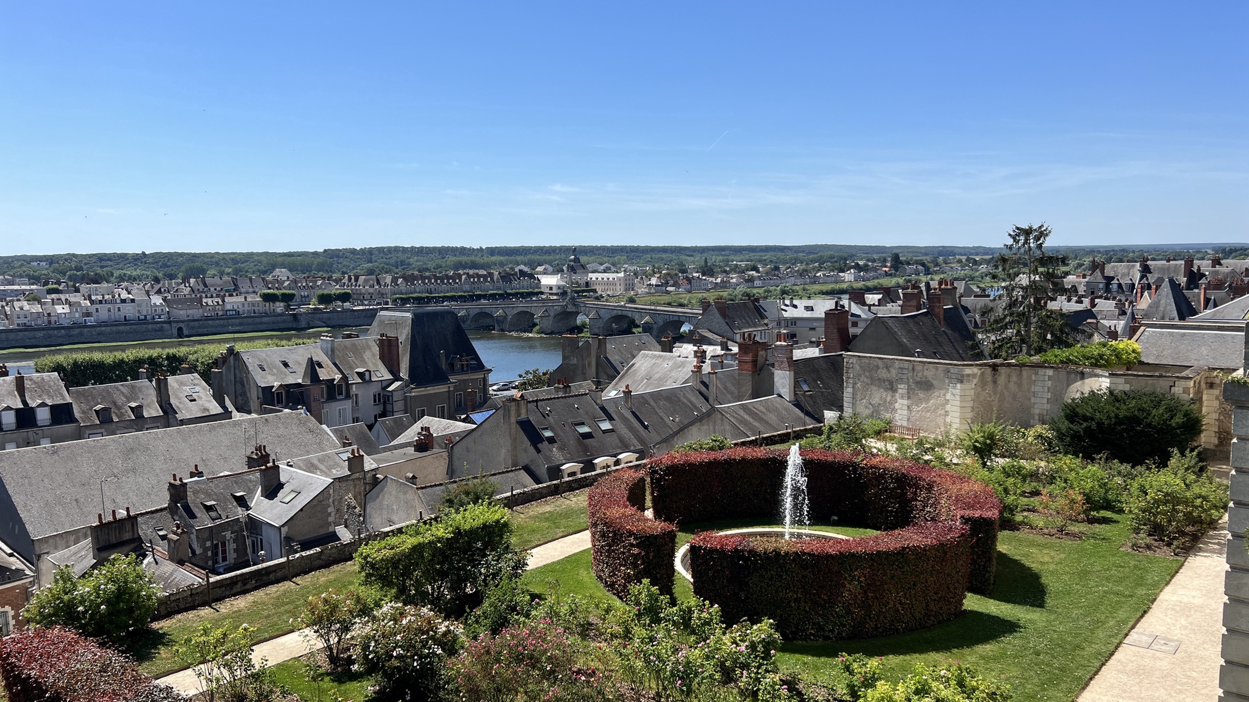 Blois Bishop's Palace Gardens - Blois